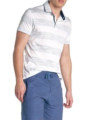 Rodd & Gunn Holdens Bay Rugby Stripe Jersey Polo in Frost at Nordstrom