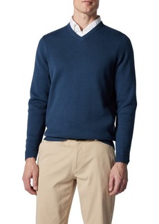 Rodd & Gunn Kelvin Grove Solid Supima Cotton V-Neck Sweater