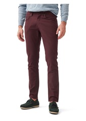 Rodd & Gunn Men's Motion 2 Straight Fit Stretch Jean - Garnet red