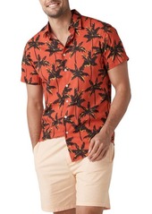 Rodd & Gunn Mile Bay Palm Print Short Sleeve Button-Up Shirt