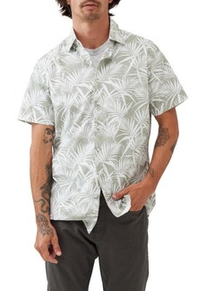 Rodd & Gunn Montcalm Leaf Print Short Sleeve Button-Up Shirt