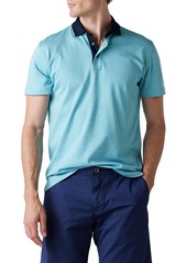 Rodd & Gunn Stanley Point Dot Print Short Sleeve Polo in Turquoise at Nordstrom Rack