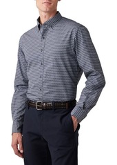 Rodd & Gunn Watchmen Road Original Fit Geo Pattern Button-Down Oxford Shirt