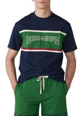 Rodd & Gunn Windstock Embroidered Logo T-Shirt in Midnight at Nordstrom