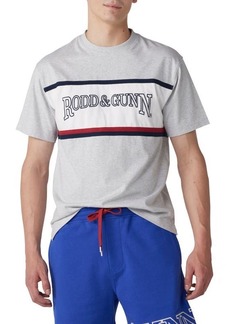Rodd & Gunn Windstock Embroidered Logo T-Shirt in Concrete at Nordstrom
