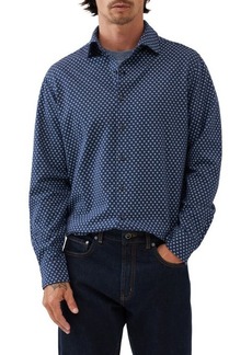 Rodd & Gunn Woodend Foulard Print Cotton Button-Up Shirt