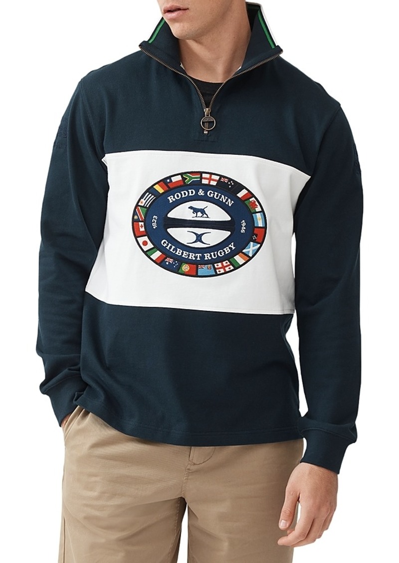 Rodd & Gunn x Gilbert Donnybrook Cotton Classic Fit Quarter Zip Sweatshirt