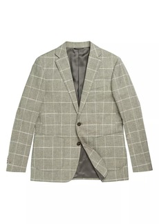 Rodd & Gunn Rossmore Check Cotton-Blend Slim-Fit Two-Button Blazer