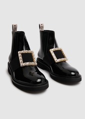 Roger Vivier 25mm Viv Rangers Patent Leather Boots