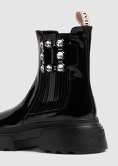 Roger Vivier 30mm Wallaviv Leather Ankle Boots