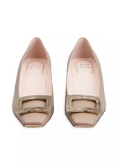 Roger Vivier Belle Vivier 45MM Leather Buckle Pumps