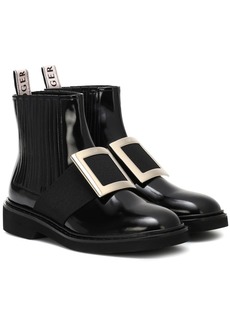 Roger Vivier Chelsea Viv' leather ankle boots