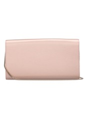 Roger Vivier Crystal Buckle Satin Envelope Clutch