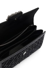 Roger Vivier Envelope Flower Buckle Clutch