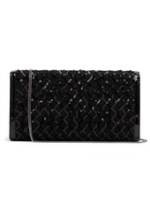 Roger Vivier Envelope Flower Buckle Clutch