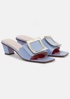 Roger Vivier Love 45 patent leather mules