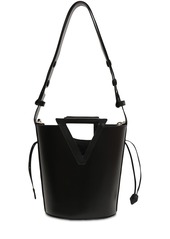 Roger Vivier Medium Rv Leather Bucket Bag