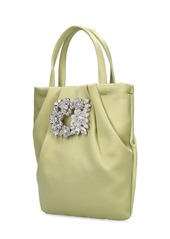 Roger Vivier Micro Rv Bouquet Crystal Top Handle Bag