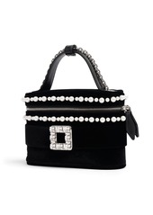 Roger Vivier Micro Vanity Embellished Top Handle Bag