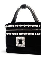 Roger Vivier Micro Vanity Embellished Top Handle Bag