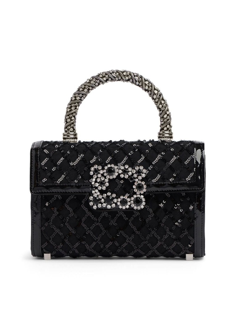 Roger Vivier Mini Envelope Embroidered Top Handle Bag