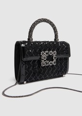 Roger Vivier Mini Envelope Embroidered Top Handle Bag