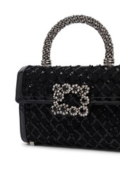 Roger Vivier Mini Envelope Embroidered Top Handle Bag