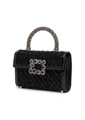 Roger Vivier Mini Envelope Embroidered Top Handle Bag