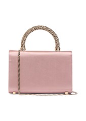 Roger Vivier Mini Envelope Satin Top Handle Bag