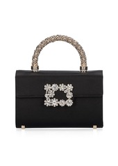 Roger Vivier Mini Flower Jewel Envelope Bag