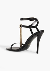 Roger Vivier - Chain-embellished leather sandals - Black - EU 35