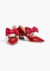 Roger Vivier - Courbette 45 patent-leather pumps - Red - EU 36