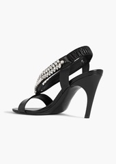Roger Vivier - Embellished leather slingback sandals - Black - EU 35.5