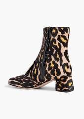 Roger Vivier - Embellished leopard-print calf hair ankle boots - Animal print - EU 35.5