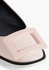 Roger Vivier - Embellished patent-leather ballet flats - Pink - EU 36