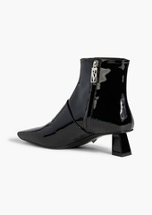 Roger Vivier - Trapeze Extra Vivier buckled patent-leather ankle boots - Black - EU 36