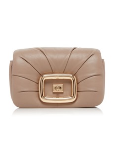 Roger Vivier - Viv' Choc Me Leather Mini Bag - Neutral - OS - Moda Operandi