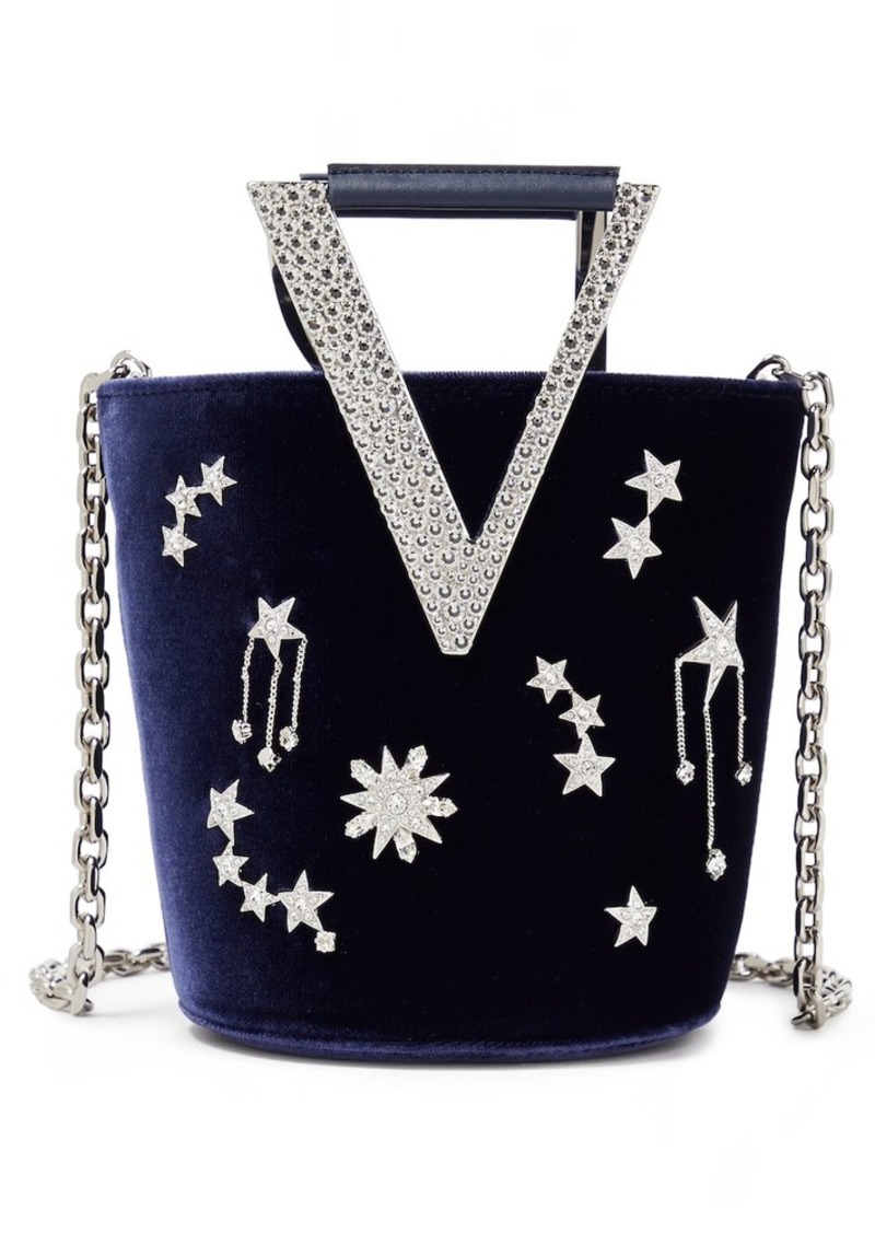 Roger Vivier RV Strass Constellation Mini bucket bag