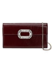 Roger Vivier Sexy Choc Crystals Patent Leather Clutch