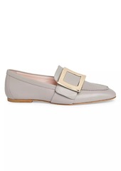 Roger Vivier Soft Leather Buckle Loafers