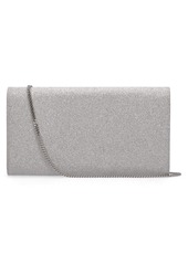 Roger Vivier Sparkle Buckle Satin Envelope Clutch