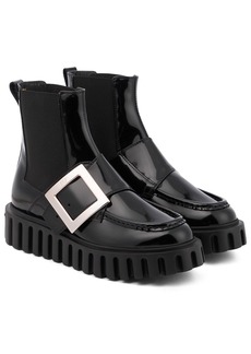 Roger Vivier Viv' Go-Thick leather platform Chelsea boots
