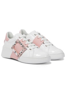 Roger Vivier Viv' Skate leather sneakers