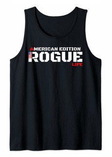 American Patriotic Rogue Armed Forces Military Rebel Workout Tank Top
