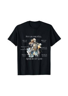 Rogue Put on the Armor of God Christian Gifts for Women T-Shirt