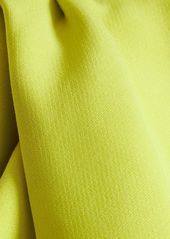 Roland Mouret Asymmetric Silk & Wool Midi Dress