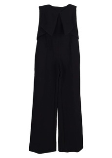 Roland Mouret Strapless Jumpsuit in Black Wool