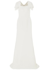 Roland Mouret Woman Clovelly Wool-crepe Gown Ivory