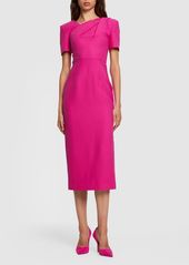 Roland Mouret Silk & Wool Midi Dress