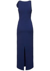 Roland Mouret Stretch Viscose Flat Knit Long Dress